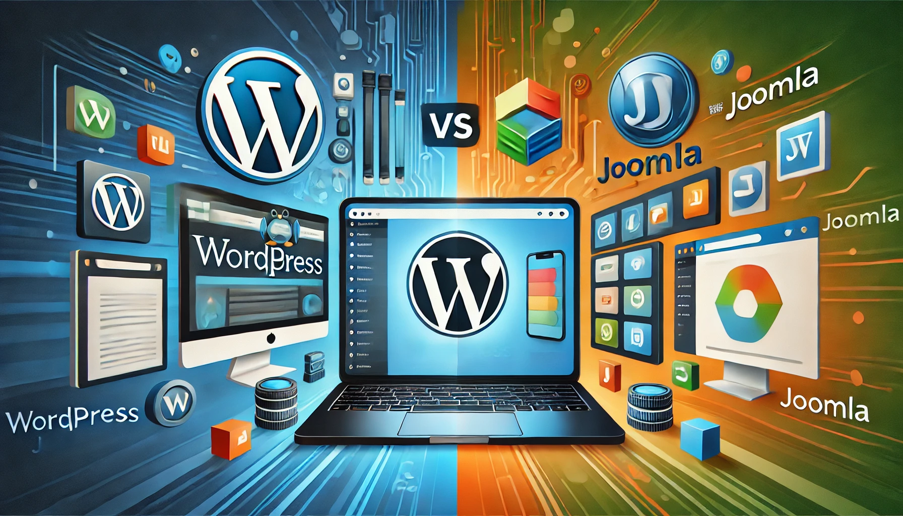 WordPress vs. Joomla: Ein umfassender Vergleich der beliebtesten CMS WordPress vs. Joomla: Ein umfassender Vergleich der beliebtesten CMS
