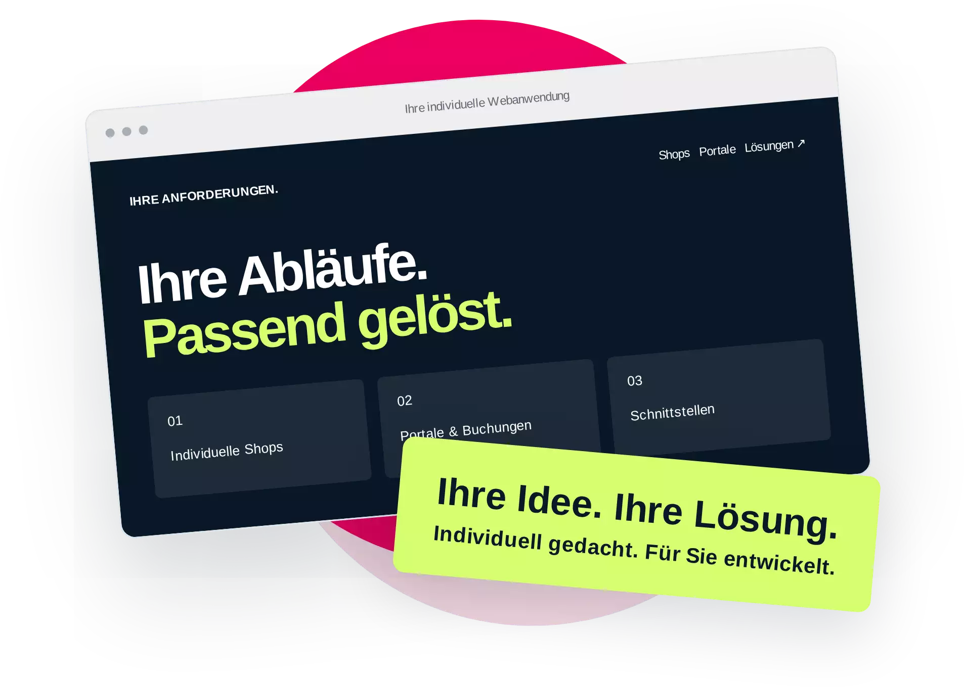 Ihre Idee. Unser Code